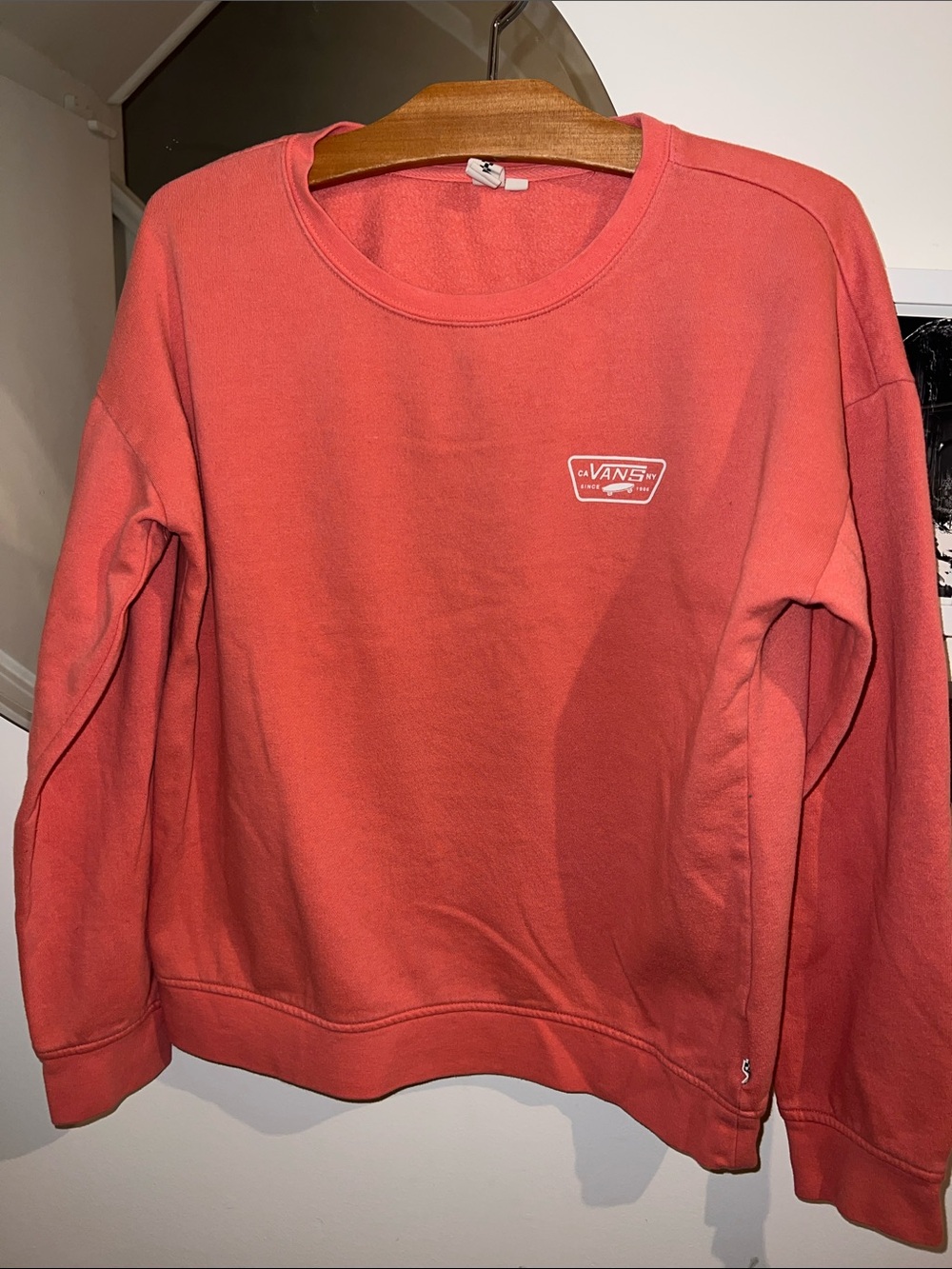 Vans Coral Crew Sweatshirt with Chest Logo